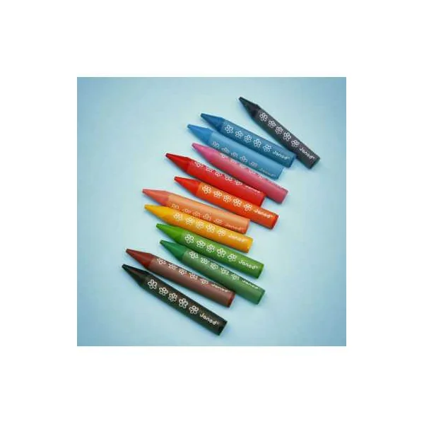 12 Crayons de cire - Janod