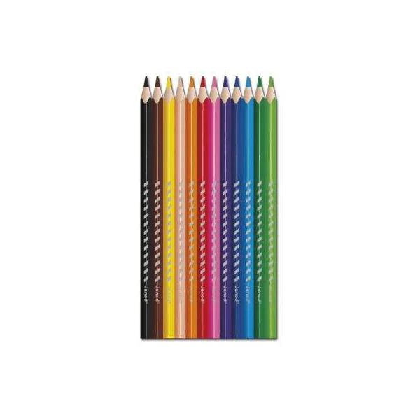 12 crayons de couleur - Janod