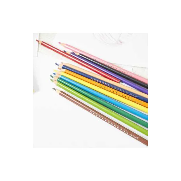 12 crayons de couleur - Janod