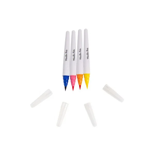 12 gros feutres pinceaux Les Schmouks - Moulin Roty