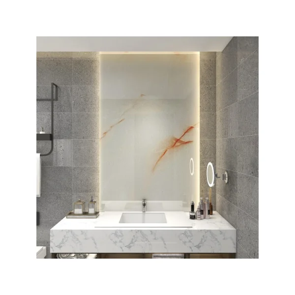 16 Panneaux Muraux Décoratifs 120 x 60 cm Marbre Beige Clair
