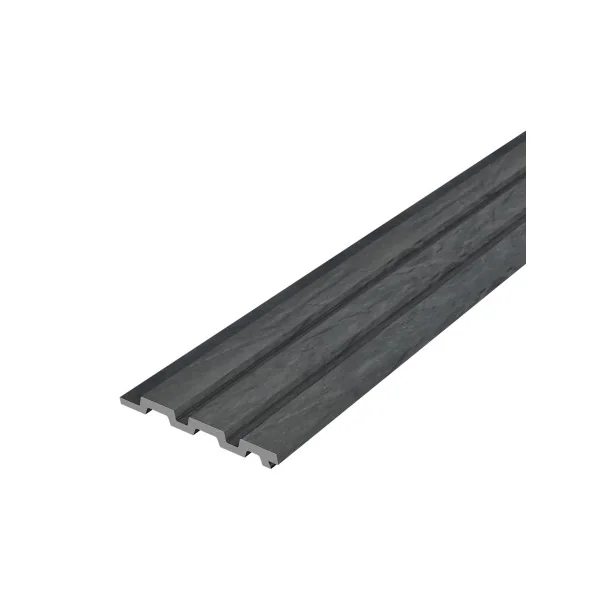 16 Panneaux Muraux Effet Marbre Gris 195 x 12,2 cm