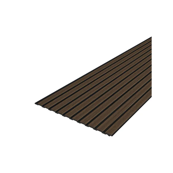 18 Panneaux Muraux 3D Effet Bois Foncé 195 x 32 cm Décoration Intérieur