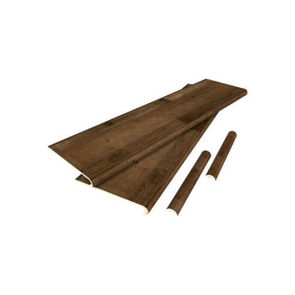 2 Revêtements d'Escalier Effet Bois 120 x 32 cm