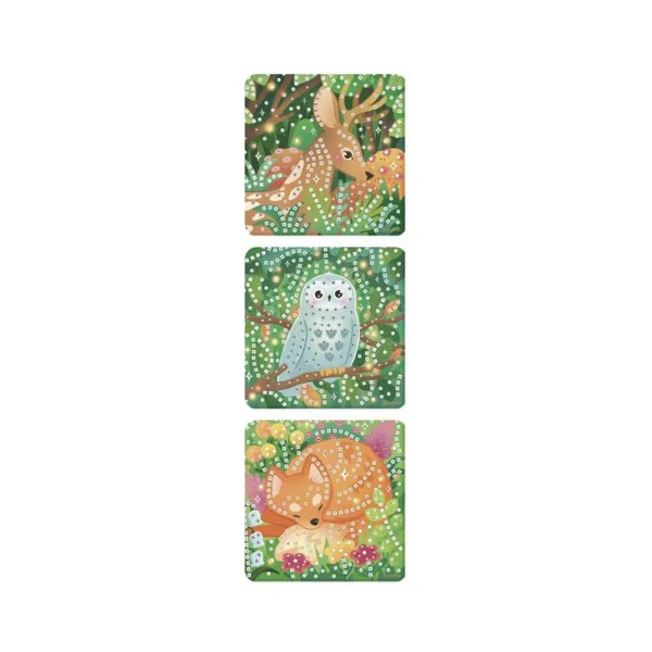 3 mosaïques animaux sauvages - Sycomore