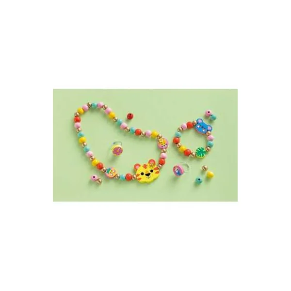 4 bijoux en bois à créer Jungle secrète - Janod