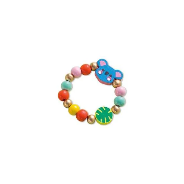 4 bijoux en bois à créer Jungle secrète - Janod