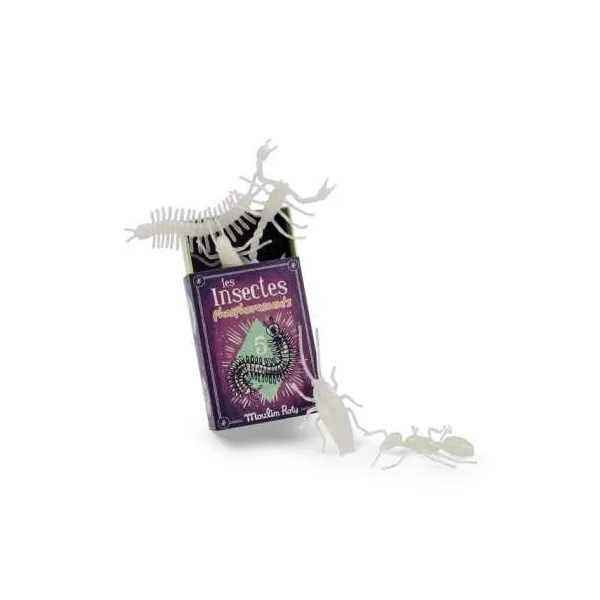5 insectes phosphorescents - Moulin Roty