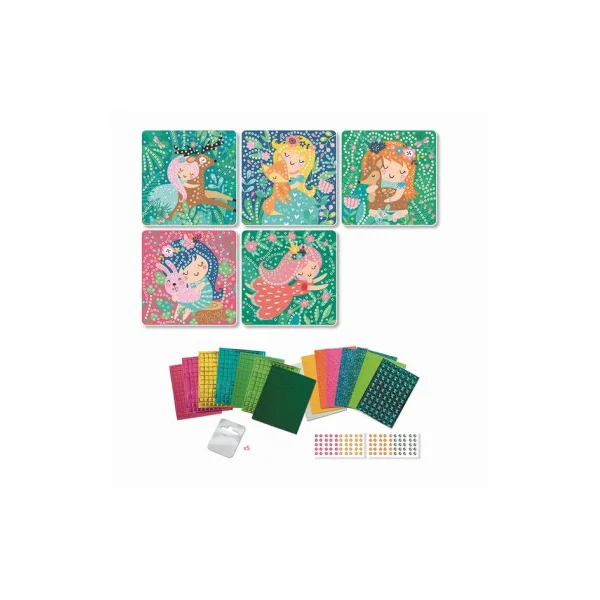 5 mosaïques princesses des bois - Sycomore