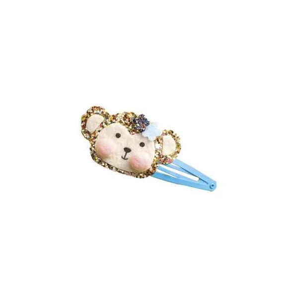 6 barrettes pailletées à créer Exotic Animals - Janod