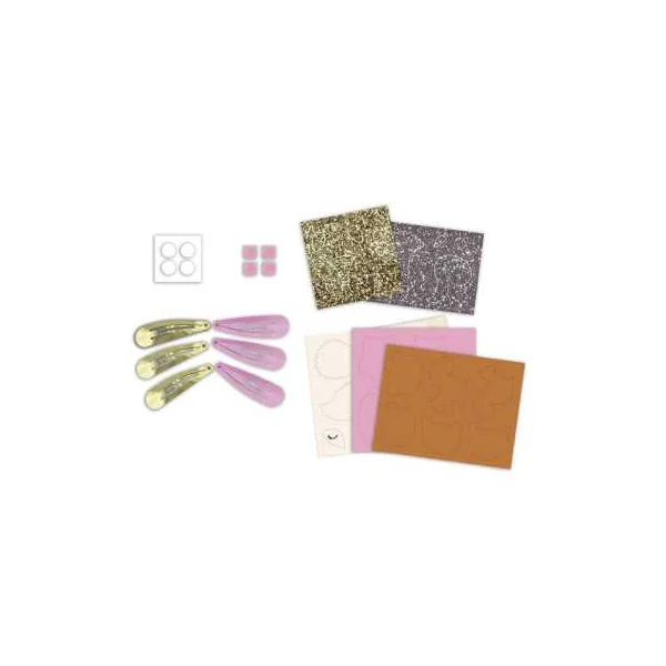 6 barrettes pailletées à créer Pretty Forest - Janod