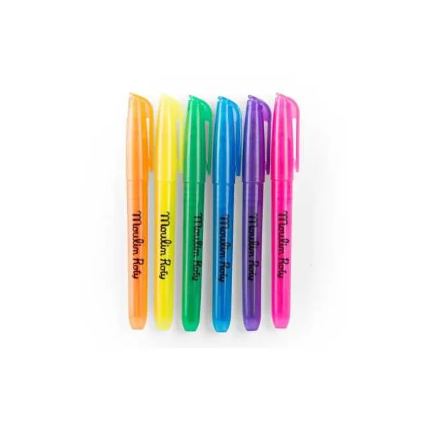 6 feutres fluo Les Loufoques - Moulin Roty