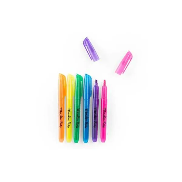 6 feutres fluo Les Loufoques - Moulin Roty