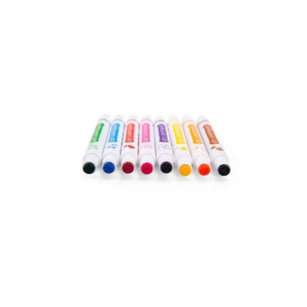 8 feutres tampons 2 en 1 Les Loufoques - Moulin Roty