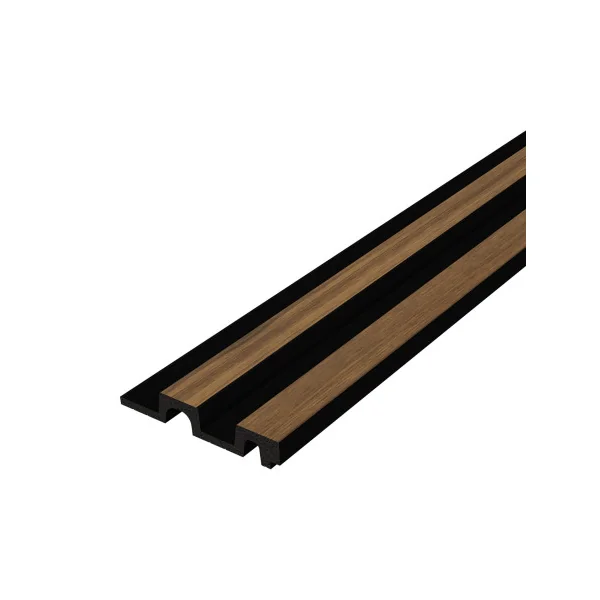 8 Panneaux Muraux 3D Effet Chêne 195 x 12 cm Décoration Intérieur