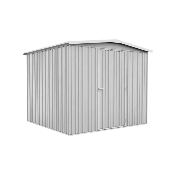 Abri de Jardin en Acier 4,80 m² + Kit Ancrage Abri Jardin Métallique Rangement Bois Outillage Jardin
