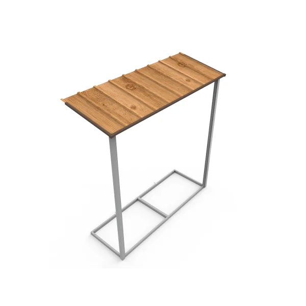 Abri de Jardin Métal ALPINE Imitation Bois 4,78m² + Kit Fondation + Appenti