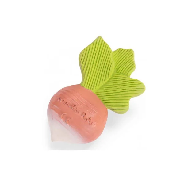 Anneau de dentition caoutchouc Radis Trois Petits Lapins - Moulin Roty