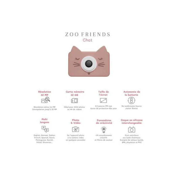 Appareil photo Chat - The Zoofamily