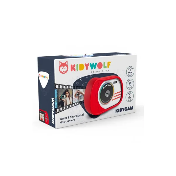 Appareil photo Kidycam rouge - Kidywolf