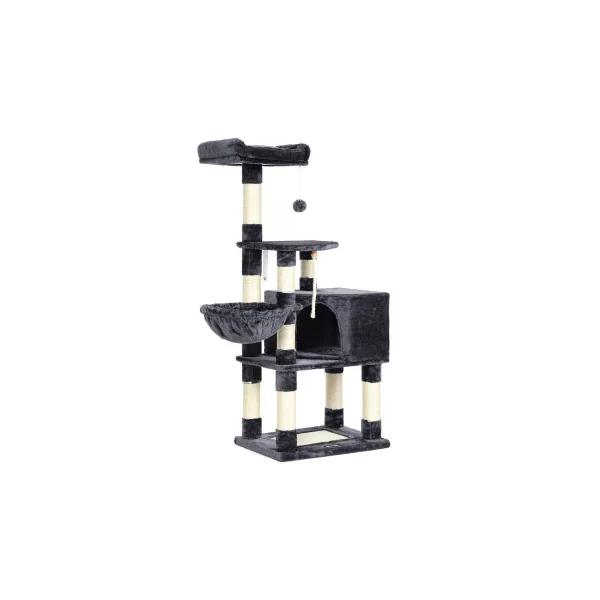 Arbre à Chat Tour de Jeu Félin 138 cm Gris Anthracite