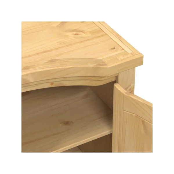 Armoire 4 portes Pin Massif avec Penderie Garde-robe Chambre 186 cm