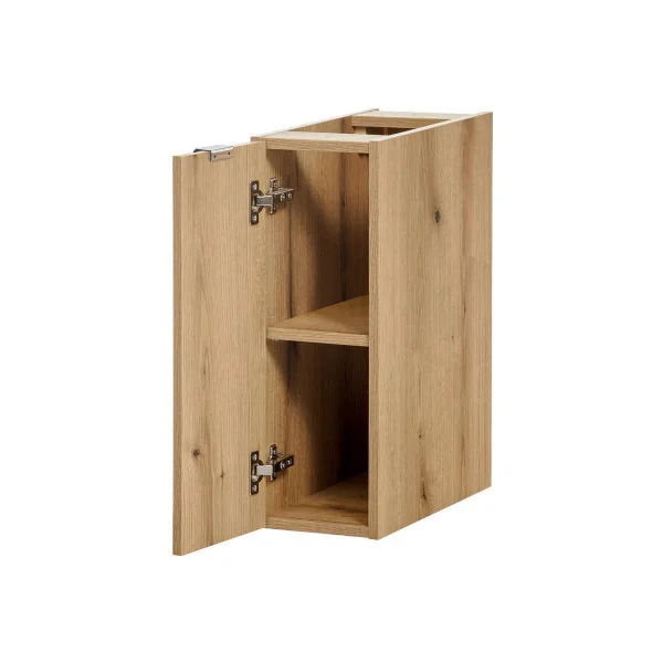 Armoire Basse Salle de Bain Effet Chêne 20 x 40 x 60 cm