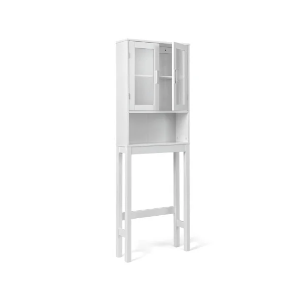 Armoire de Toilette avec Étagères 57x18,5x163cm