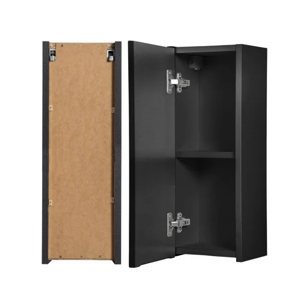 Armoire Murale Design Salle de Nain 20 x 19 x 57 cm Noir