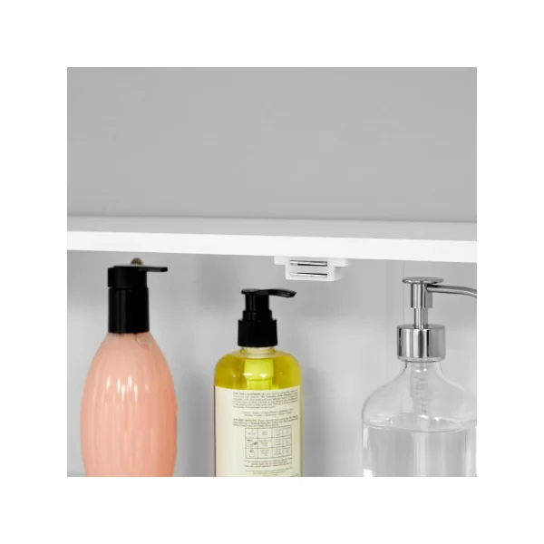 Armoire Murale Salle de Bain Blanche Placard Mural ２ Portes blanc