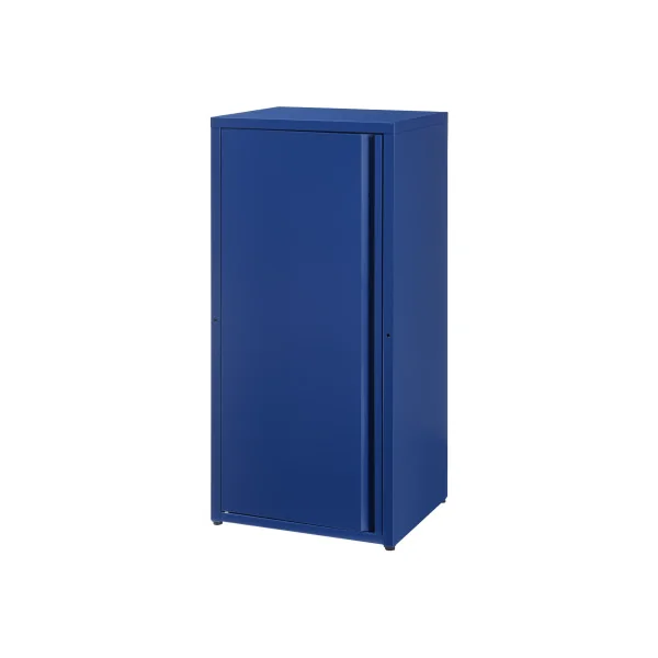 Armoire Métallique Bleu 40 x 35 x 88 cm Armoire de Bureau en Métal Meuble Rangement