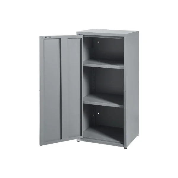 Armoire Métallique Grise 40 x 35 x 88 cm Armoire de Bureau en Métal Meuble Rangement