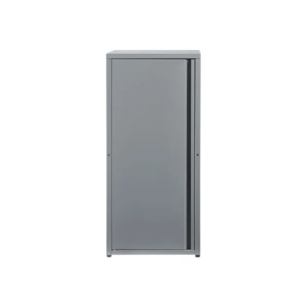 Armoire Métallique Grise 40 x 35 x 88 cm Armoire de Bureau en Métal Meuble Rangement