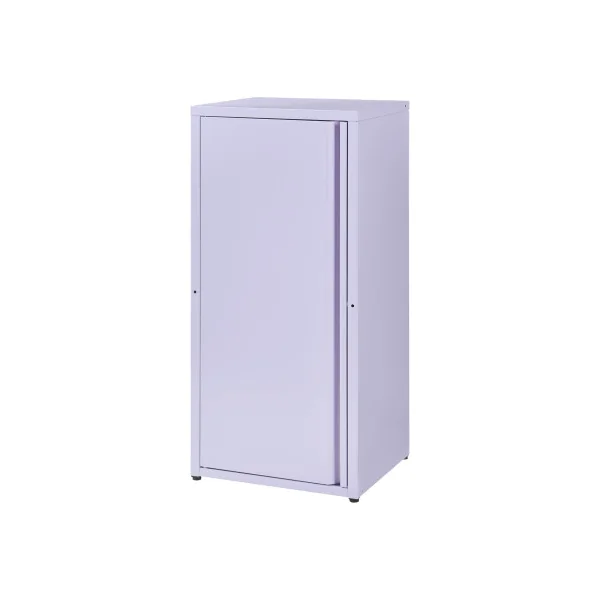 Armoire Métallique Violette 40 x 35 x 88 cm Armoire de Bureau en Métal Meuble Rangement