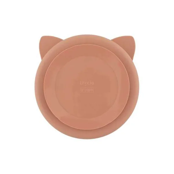 Assiette à compartiments avec ventouse Chat - Trixie