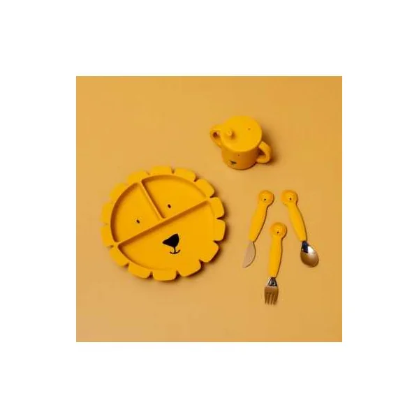 Assiette à compartiments avec ventouse Lion - Trixie