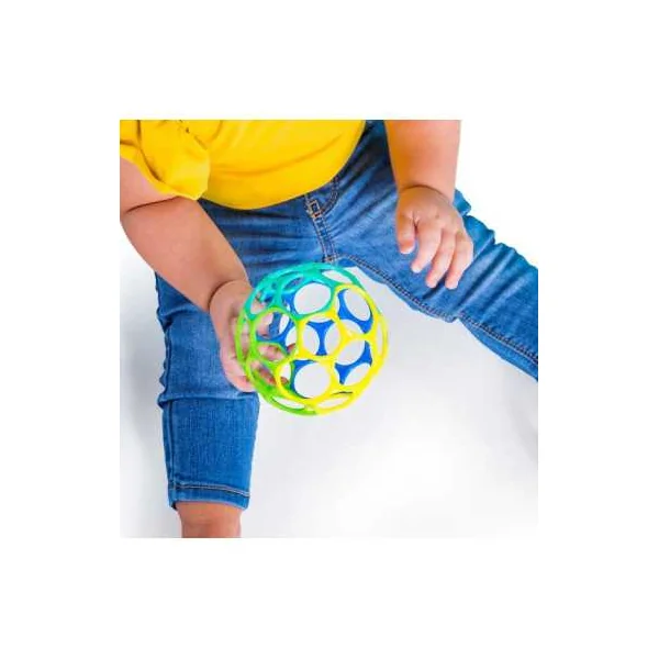 Balle souple bleu vert - Oball