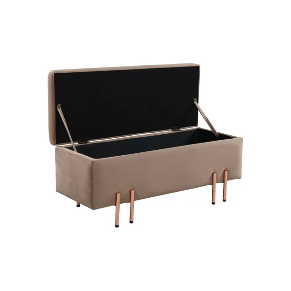 Banc de Rangement 118 x 40 x 42 cm Marron Banc d'Entrée Coffre Rangement