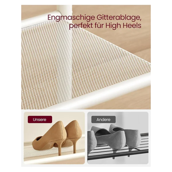 Banc à Chaussures Porte-Manteau avec Etagère à Chaussures Chêne et Blanc