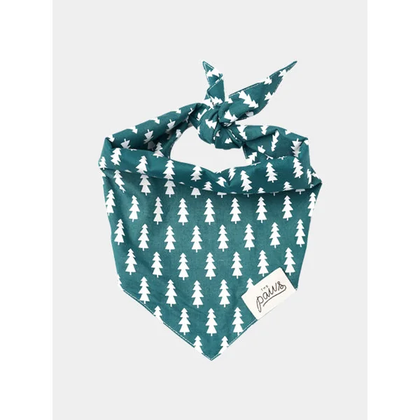 Bandana pour chien - Motif Forest Sapin - The Paws