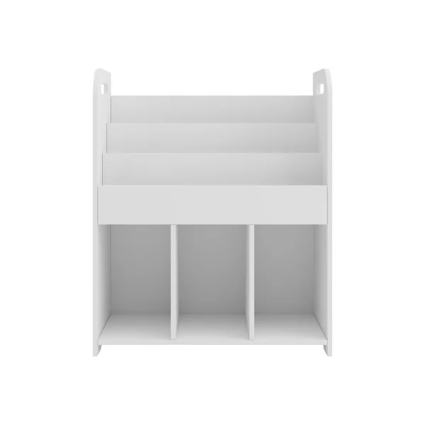 Bibliothèque Étagère Enfant 62 x 29 x 75 cm avec Motif Océan Rangement Livres