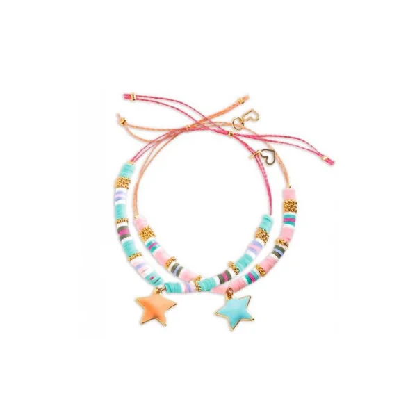 Bijoux duo bracelets Heishi étoiles - Djeco