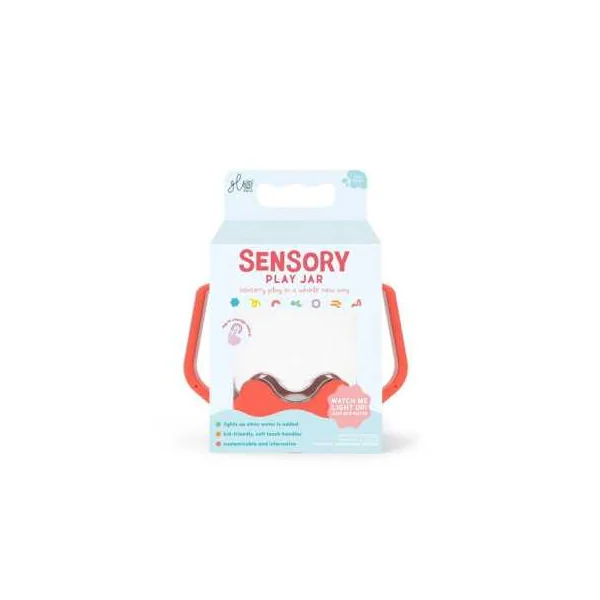 Bocal de jeu sensoriel corail - Glo Pals