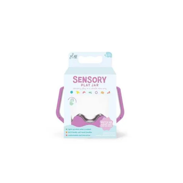 Bocal de jeu sensoriel violet - Glo Pals