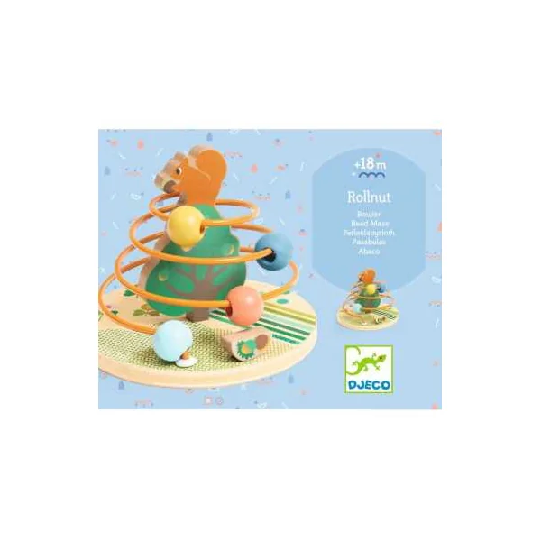 Boulier en bois RollNut - Djeco