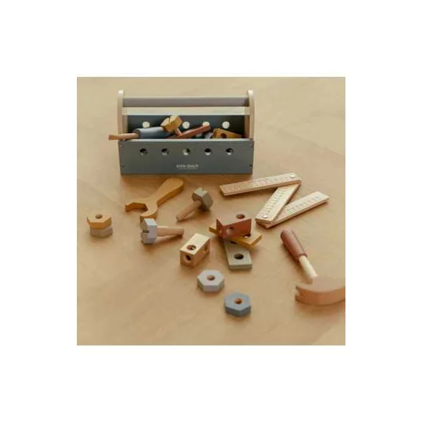 Boîte à outils en bois - Little Dutch