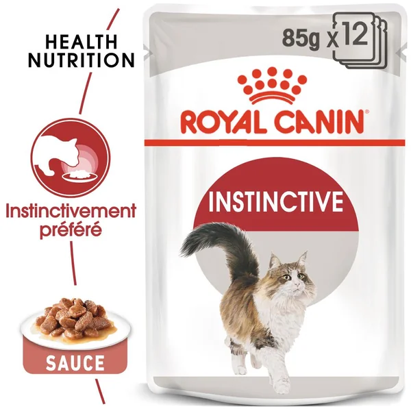 Boîtes Chat – Royal Canin Sachet Sauce Instinctive – 12 x 85 g