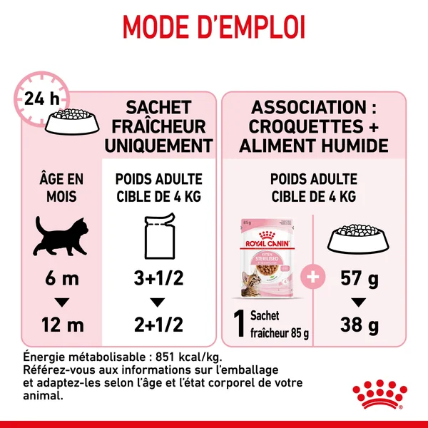 Boîtes Chat – Royal Canin Sachet Sauce Kitten Sterilised - 12 x 85 g