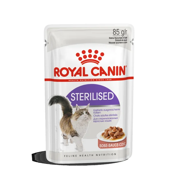 Boîtes Chat - Royal Canin Sachet Sterilised Sauce – 12 x 85 g
