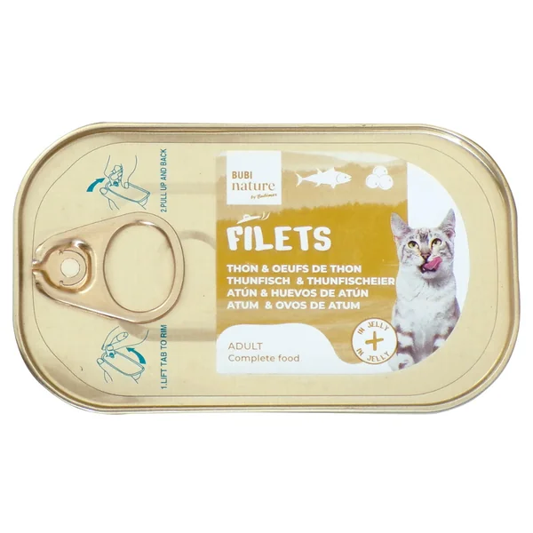 Bubi Nature pâtée naturelle en filets 85 g pour chat adulte Bubimex